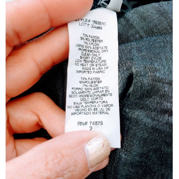 Cachè Gray Metallic Dress Size 2 - Picture 4 of 4